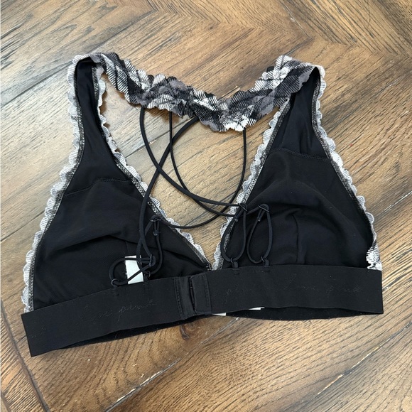 PINK Victoria’s Secret Plaid Lace Bralette - Size M - Picture 5 of 5